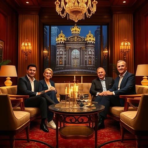 Affiche de l'émission de téléréalité 'Les Rois de l'Immobilier'