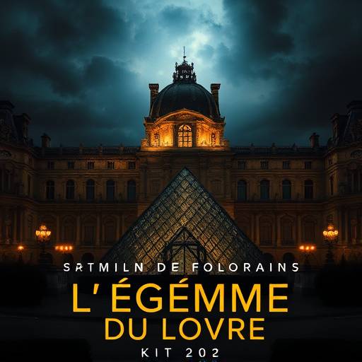 Affiche du film 'L'Énigme du Louvre'